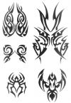 tribal mask tats